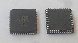 AT89S8252-24JC PLCC-44   8-bit Microcontrollers - MCU 8K Flash 24M ATMEL