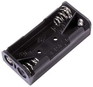 BC2AAAL 2 suporte de Bateria AAA com terminais de solda