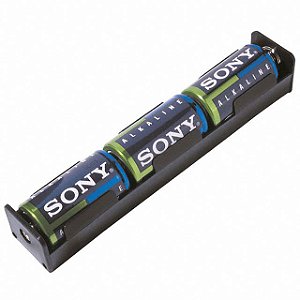 BH13CL Suporte de Bateria 3 C com terminais de solda Altura acima do PCB: 25,0 mm