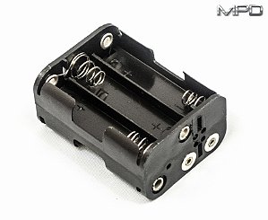 BH26AAB 6 suporte de Bateria AA com Placas de colisão