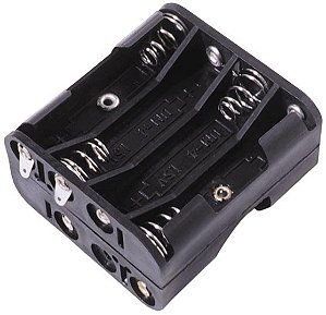 BH28AAAL 8 suporte de Bateria AAA com terminais de solda