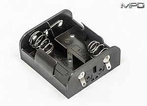 BH2CL Suporte de Bateria 2 C com terminais de solda Altura acima do PCB: 25,25 mm