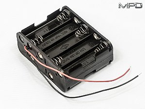 BH310AAW 10 suporte de Bateria AA com fios de arame