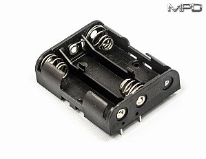BH3AAPC 3 suporte de Bateria AA com pinos de PC Altura acima do PCB: 17,4 mm