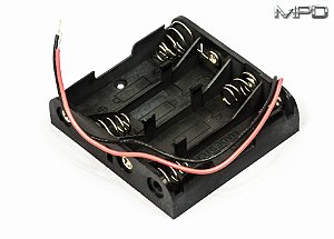 BH4AAW	 4 suporte de Bateria AA com fios Altura acima do PCB: 16,00 mm