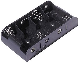 BH4CL Suporte para Bateria de 4 C com terminais de solda Altura acima do PCB: 22,48 mm