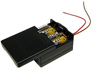 BK-6049 8 Suporte para Bateria AA com fios