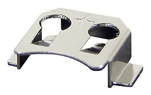 BK-879 Retentor SR60 com Cabos de montagem em superfície Também pode caber outras células menores Altura acima do PCB: 2,79 mm Processo de solda sem chumbo compatível