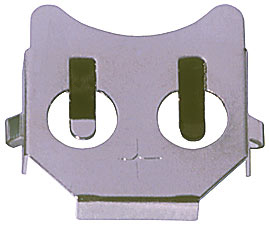BK-890 Retentor CR1225 com pinos de PC Também aceita: CR1220, BR1220, BR1225 Altura acima do PCB: 3,00 mm Processo de solda sem chumbo compatível