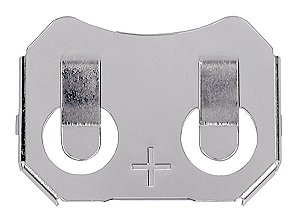 BK-913 Retentor CR2032 com pinos de PC Também aceita: BR2032 Altura acima do PCB: 4,27 mm Processo de solda sem chumbo compatível - BK-913