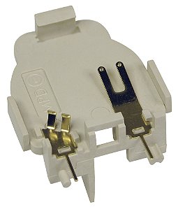 BVSD-2032-PC Suporte CR2032 com pinos de PC Também aceita: BR2032 Altura acima do PCB: 28,19 mm Processo de solda sem chumbo compatível - BVSD-2032-PC