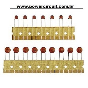 Capacitor Cerâmico Disco 220PF/2000V        220PF/2KV