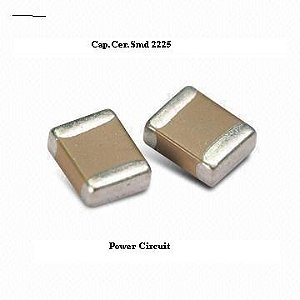 Capacitor Cerâmico SMD 2225 1UF/250V X7R 20% VJ2225Y105KXPAT3T -1UF 250VDC