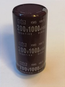 Capacitor Eletrolítico 1000UF/200V SNAP-IN 25X50 105°C