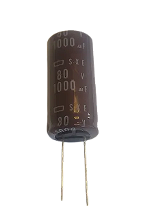Capacitor Eletrolítico 1000UF/80V 18X40mm 105ºc