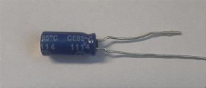 Capacitor Eletrolítico 100UF/16V 85°