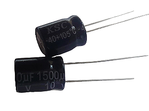 Capacitor Eletrolítico 1500UF/10V 10X12MM 105°C 20% KSC