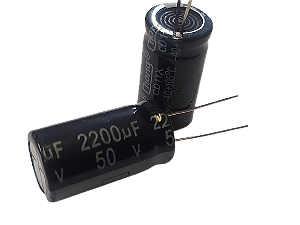 Capacitor Eletrolítico 2200UF/50V 16X30MM 105° P:7,5mm CHONG