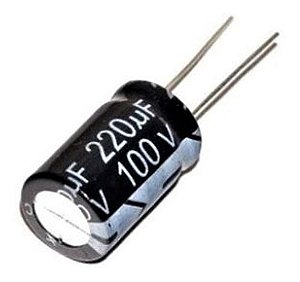 Capacitor Eletrolítico 220UF/100V 12,5X25mm 85°C B41821 P:5,0MM EPCOS