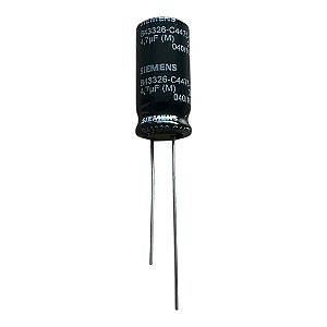 Kit Com 100 Capacitor Eletrolitico 4,7uf/350v 105º 10x20 B4332