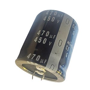 Capacitor Eletrolítico 470UF/450V 35X40MM 105°C SNAP- IN NICHICON