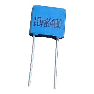 Kit com 10 Capacitor Poliester 10nf/400v 10% P:5,0mm B32529c6103k289 Fitado