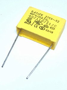 Capacitor Poliéster SUPRESSOR 470NF/275V X2 10% MPX474K275V DAIN