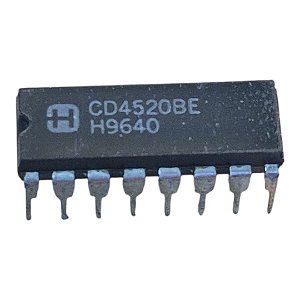 Kit com 25 peças Circuito Integrado Cd4520be Dip-16 Harris