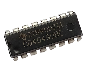 Circuito Integrado CD4049UBE DIP-16 TEXAS