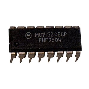 Circuito Integrado Mc14520bcp Dip-16 Motorola