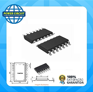 Circuito Integrado MC74HC00ADR2 SMD SOIC-14 BOBINA COM 2500PÇS