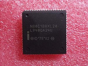 Circuito Integrado N80C188XL-120  PLCC-68   INTEL