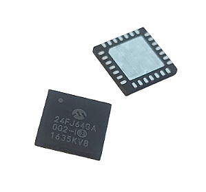 Circuito Integrado PIC24FJ64GA002-I/ML SMD QFN-28 MICROCHIP
