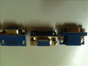 Conector DB15 VGA FEMEA 90G° P/PCI