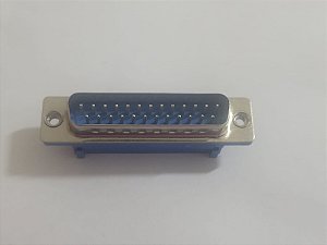 Conector DB25 MACHO 180Gº DE PRESSÃO
