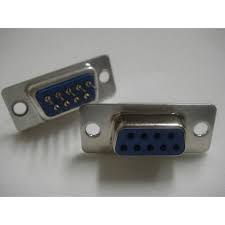Conector DB9 FEMEA 180Gº SOLDA FIO AZUL