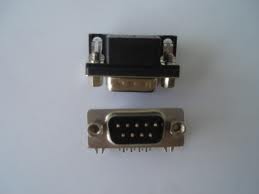 Conector DB9 MACHO - PCI 90° CURTO