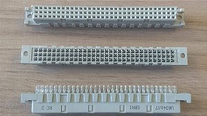 Conector DIN 41612 VERTICAL 96 VIAS FEMEA 2,54MM 180°C 204752 ERNI