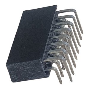 Kit com 10 Conector MCI-8 2X8 (90Gº) 2,54MM