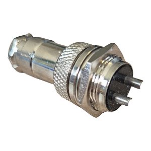 Conector Mike Ls-3001-3008 2 Vias Macho/Femea