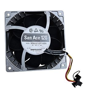 Cooler 120x120x38mm 12v 4a 9sg1212p1g06 4 Fios Sanyo Deng