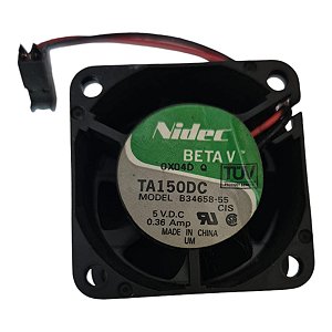 Cooler 40x40x28mm 5v 0.36a Ta150dc 2 Fios Nidec