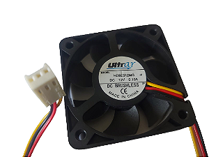 Cooler 50X50X10MM  DC12V  0.10A  HDB0512MGF ULTRA COM ROLAMENTO DUPLO