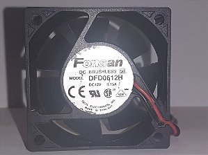 Cooler 60X60X20MM DC12V 0.15A 2 FIOS FONSAN DFD0612H