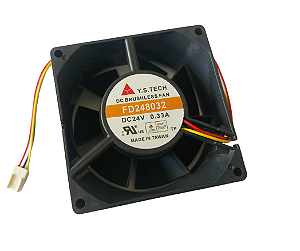 Cooler 80X80X32MM 24V 0.33A FD248032 3 FIOS C/ Conector Y.S TECH