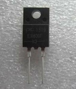 Diodo ER806F  TO-220 RETIFICADOR ULTRA RAPIDO 8A