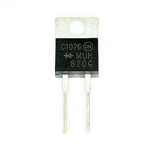 Diodo MUR820  (TO220)   ON