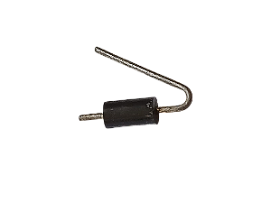 Diodo RETIFICADOR RL204 DO-15 2A 400V PREFORMADO KIT C/100
