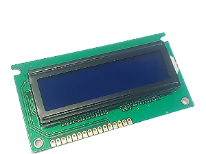 Display LCD 2X16 COM BACK LIGHT AZUL 44X84 LCM1602E