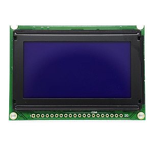 Display LCD GRAFICO 128X64MM AZUL C/ BACK WG12864B-TMI#N WINSTAR
